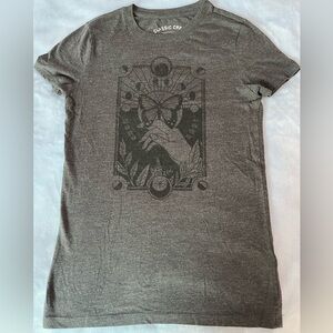 Dark grey classic crew Aeropostale graphic tee